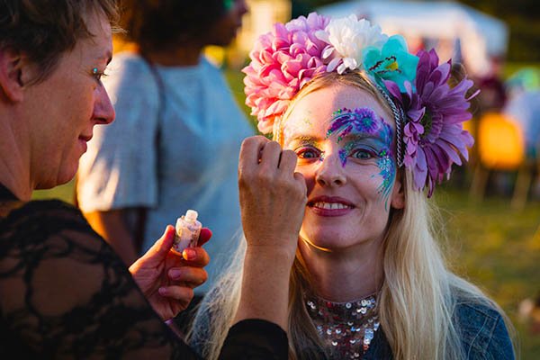 Face painting at Magical Festival