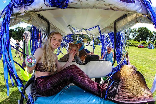 Mermaid parade at Magical Festival