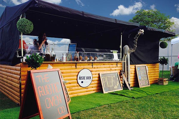 Rustic Oven Co festival food stall
